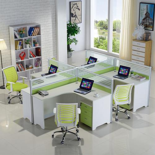太川办公家具职员办公桌椅组合简约现代屏风办公桌2 4 6人工作位